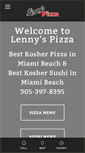 Mobile Screenshot of lennypizza.com